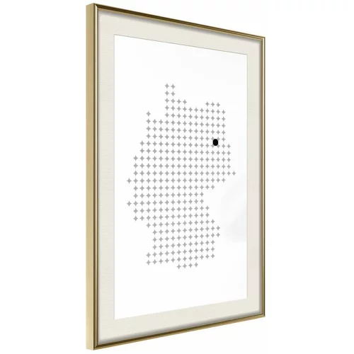  Poster - Pixel Map of Germany 20x30