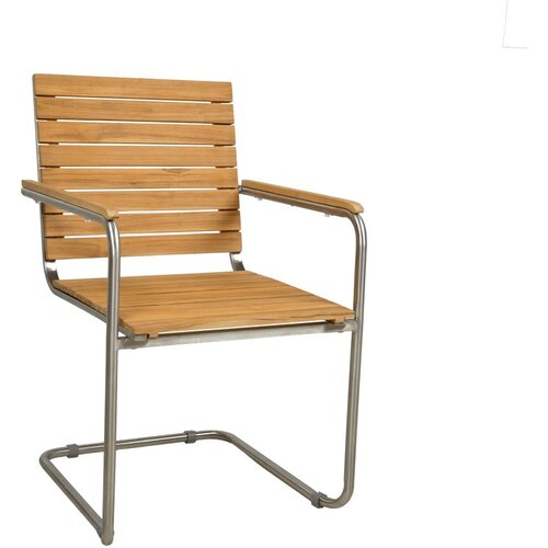 Garden Pleasure Leseni vrtni stol v naravni barvi Denver - Slike