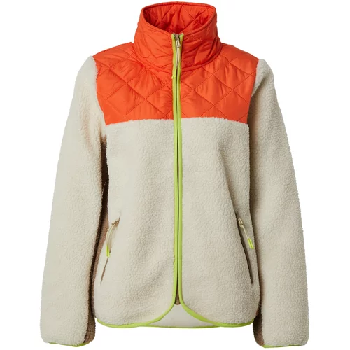 The Jogg Concept Prehodna jakna 'BERRI' čokolada / kivi / oranžno rdeča / volneno bela