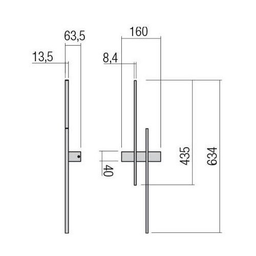  Redo 01-2746 - LED zidno svetlo TANGENT LED/13W/230V CRI 90 bela Slike