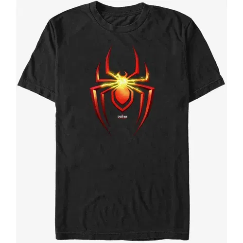 ZOOT.Fan Marvel Electric Emblem Majica Črna