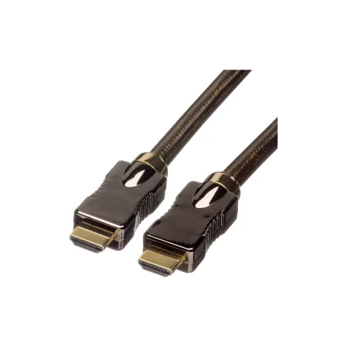 Roline HDMI priključni kabel 5.00 m 11.04.5683 dvostruko zaštićen crna [1x muški konektor HDMI - 1x muški konektor HDMI]