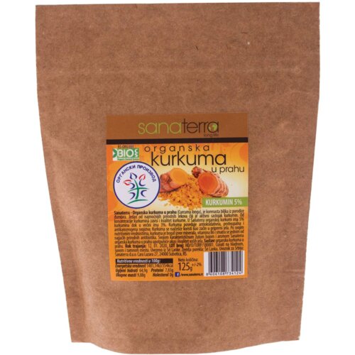 Sanaterra Kurkuma organska u prahu 125g Cene