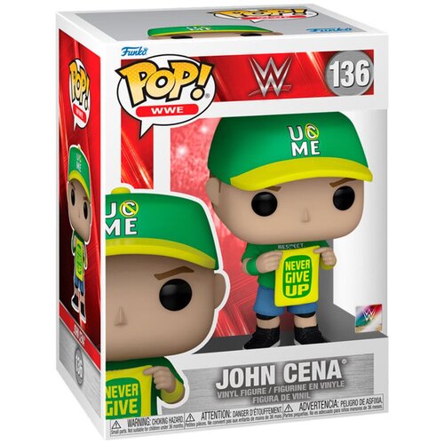 Funko bobble figure wwe pop! - john cena (never give up) Slike