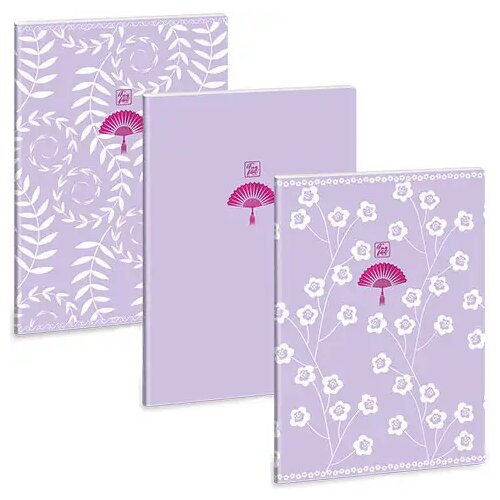 Ars Una Soft Touch Purple Spring kockasta bilježnica A/4 Cijene