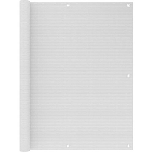 vidaXL Balkonsko platno belo 120x500 cm HDPE, (20764691) Cene