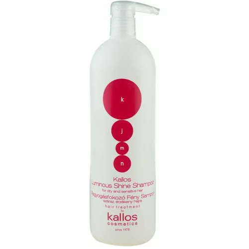 Kallos KJMN Luminous Shine svjetlucavi šampon za suhu i osjetljivu kosu 1000 ml