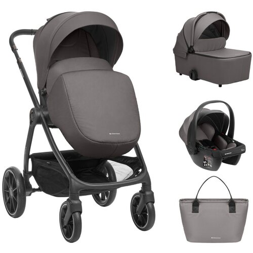 Kikka Boo Kolica Modena 3in1 set sa I-SIZE autosedištem i tvrdom korpom Dark Grey ( KKB11224 ) Cene