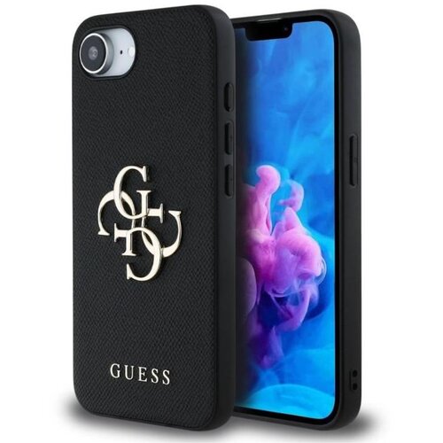 Guess Ovitek GUHCPSE4PGT4MBK za iPhone 16e - Grained - črn Cene