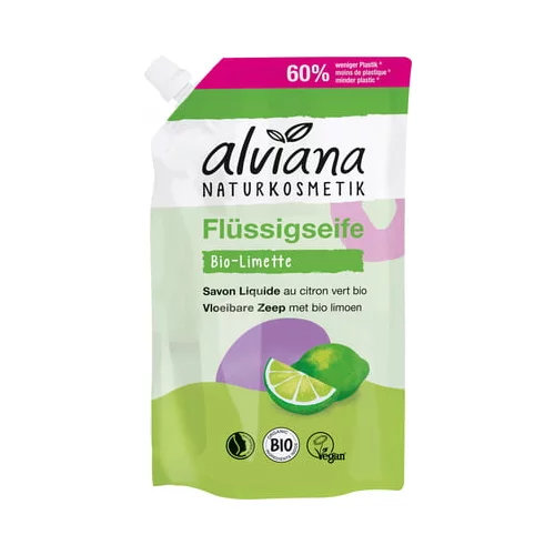 alviana naravna kozmetika Tekući sapun - organska limeta - 750 ml