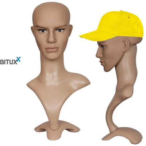 Shumee bituxx bež moška izložbena lutka za klobuke, kape, lasulje, (21388494) Cene