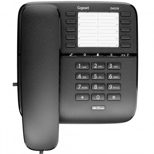 Gigaset DA510, BlackŽičani stolni telefon Slike