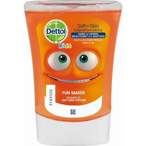 Dettol Soft on Skin Kids polnilo za brezstični dozirnik mila Fun Maker 250 ml
