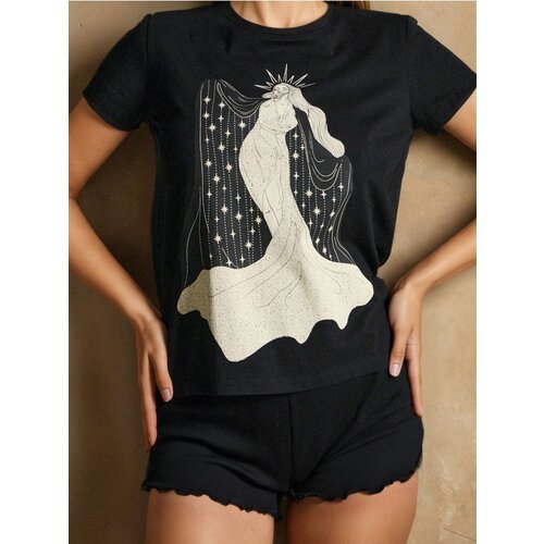 Sinsay Pamukna dvodijelna pidžama s printom Slike