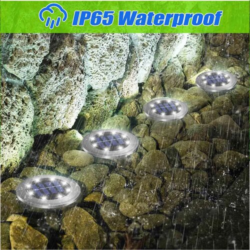  Solarne Lampe Disk Set 4kom 8dioda Cene