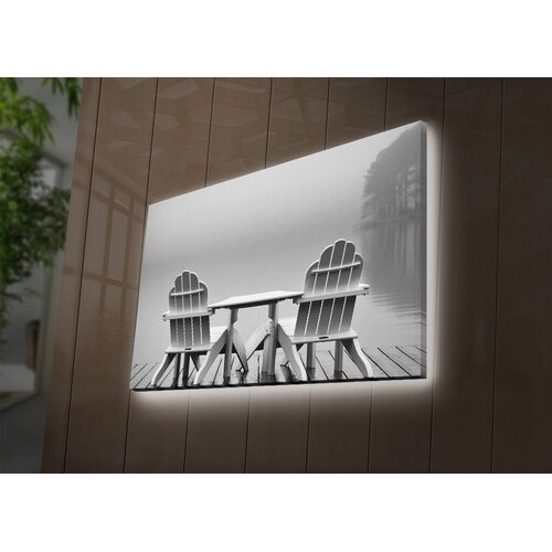 Wallity Zidna slika sa LED osvetljenjem 4570DACT-68, 45x70 cm Cijene