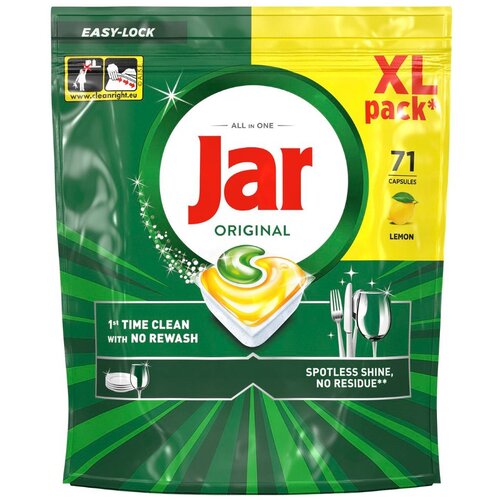 Jar Original All in 1 Lemon tablete za strojno pranje posuđa 71 kom / XL PACK Slike