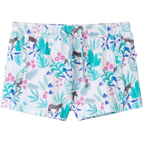  Dječje kratke hlače s vezicom prljavo bijela i tamna boja mente 140 Cijene