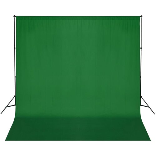 VidaXL Podporni sistem za ozadje 600 x 300 cm zelene barve Slike