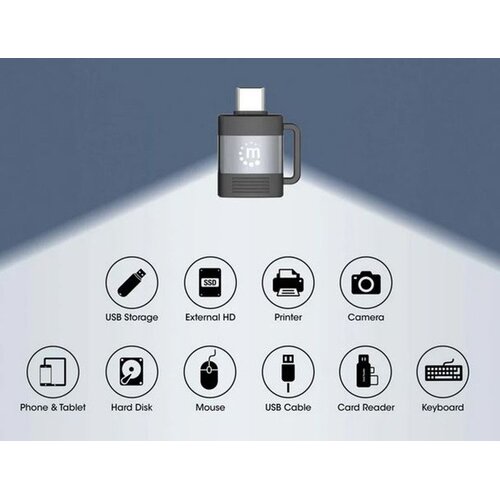  Adapter Manhattan 356329 USB 3.0 - USB-C M/F - F/M set 2 adaptera Cene