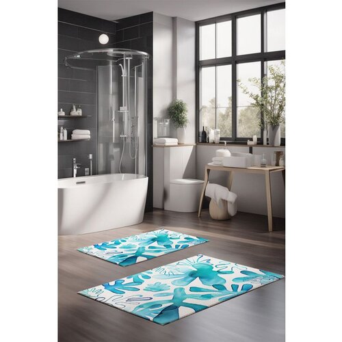  CT-5294 multicolor bathmat set (2 pieces) Cene