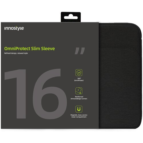 Innostyle TORBA ZA PRENOSNI RAČUNALNIK 15,6 16 VODOODPORNA TORBA OMNIPROTECT SLIM BLACK, (21747136) Cene