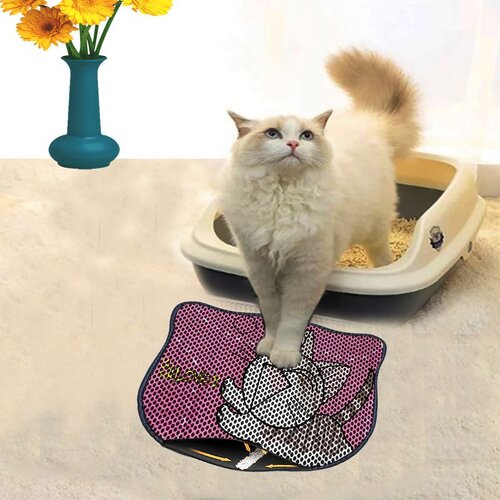 WALLXPERT Kdkafa0152 multicolor cat litter mat Cene