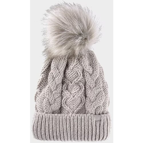 4f Girls Winter Hat Beige JWAW24 Slike