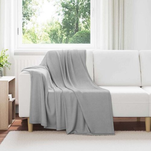  Odeja Siva 170 x 130 cm Flis, (5000288107) Cene