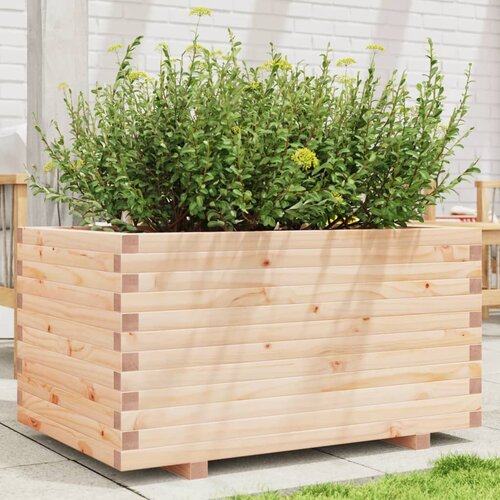 VidaXL Vrtna sadilica 90 x 60 x 49,5 cm od masivne borovine Slike