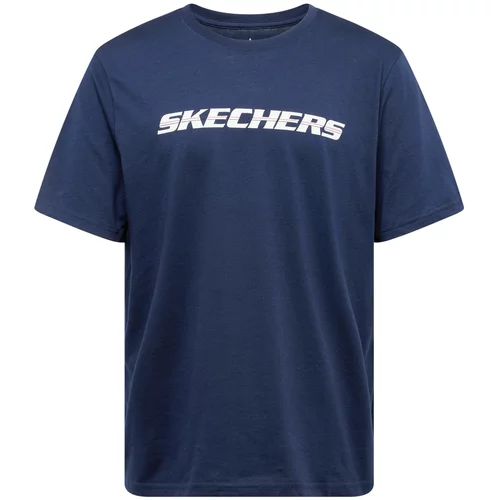 Skechers Tehnička sportska majica morsko plava / crvena / bijela