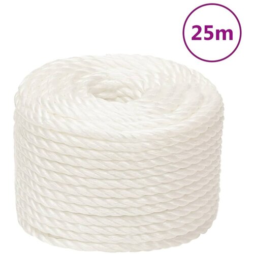 vidaXL Radno uže bijeli 14 mm 25 m od polipropilena Cijene