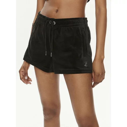 Juicy Couture Športne kratke hlače Tamia JCWH121001 Črna Regular Fit