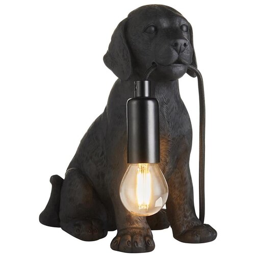  Endon 107365 - Stona lampa PUPPY 1xE14/7W/230V crna Cene