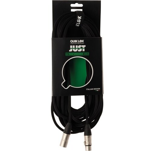  Q-LOK JUST MF 10 SL mikrofon kabel 10m (XLR Female - XLR Male)- crna boja Cijene