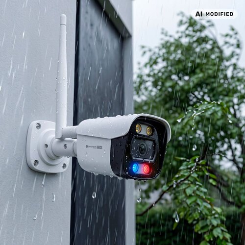  Kruger&amp;amp;Matz connect C190 vanjska WiFi kamera, 2K, Tuya, Smart Life, ONVIF Slike