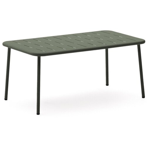 Kave Home Jeklena vrtna klubska mizica 50x90 cm Zivia – Cene