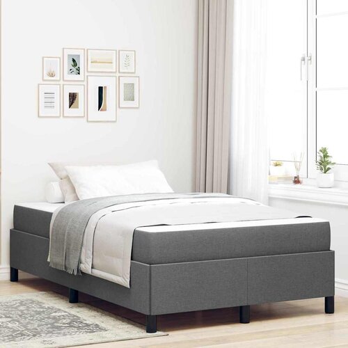 vidaXL Krevet s opruga kutije Tamno siva, Crna 120 x 190 cm Cene