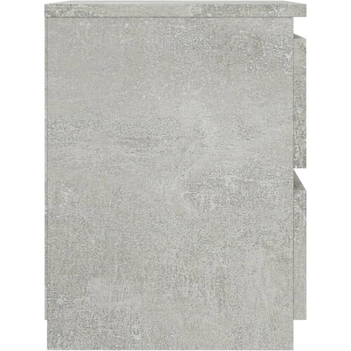  Noćni ormarići 2 kom boja betona 30x30x40 cm konstruirano drvo Slike