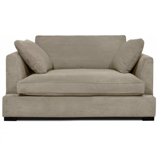 Scandic Bež sofa od samta 132 cm Mobby –
