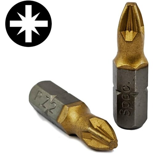  Bit PZ2 Titanium 25mm,10kom Slike