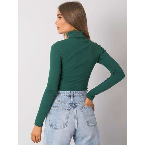 RUE PARIS Blouse-RV-BZ-7182.01P-dark green Cene