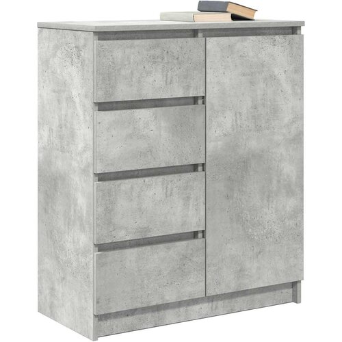  Komoda s ladicama beton siva 71x35x84 cm konstruirano drvo Slike