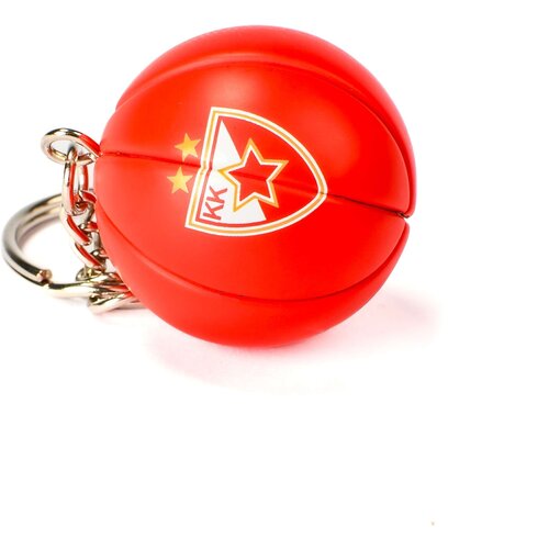 Red Star Privezak loptica KK Crvena Zvezda crvena grb Cene