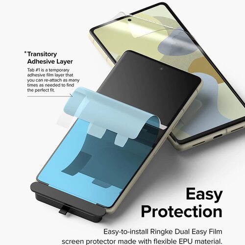 Ringke Dual Easy Full (2 kosa) za Google Pixel 7 &amp;ndash; Clear Slike