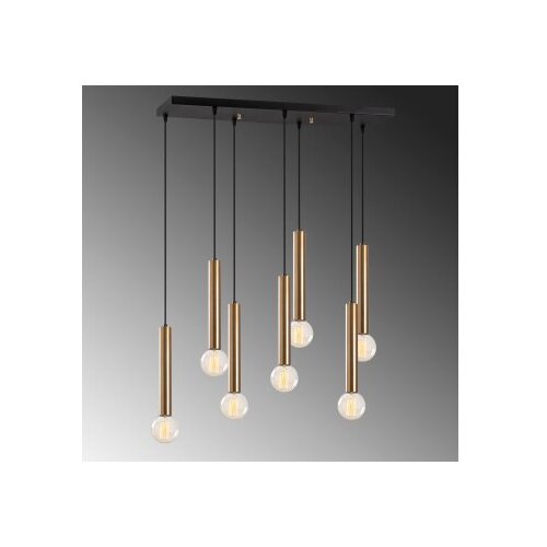 Opviq Luster Tempo-6022, 75x24cm 7xE27, Zlatne boje Slike
