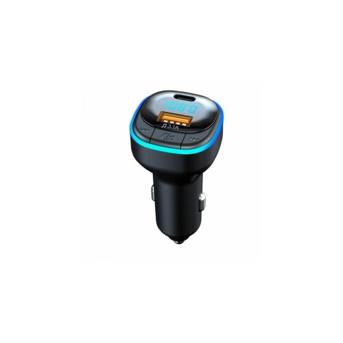 Bluetooth FM LED Transmiter C33 5V/ 3.1A crni Slike