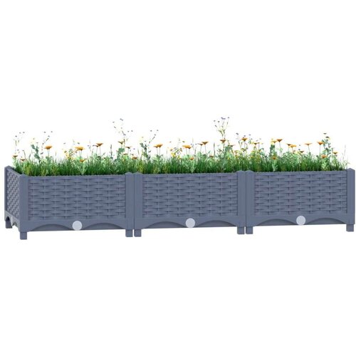 Povi&amp;scaron;ena gredica 120x40x23 cm od polipropilena Slike
