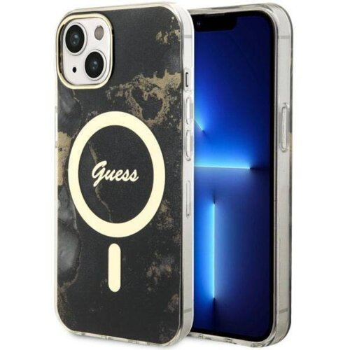 Guess originalni marmor ovitek GUHMP13MHTMRSK z magsafe za iphone 13 6.1 - črn Cene