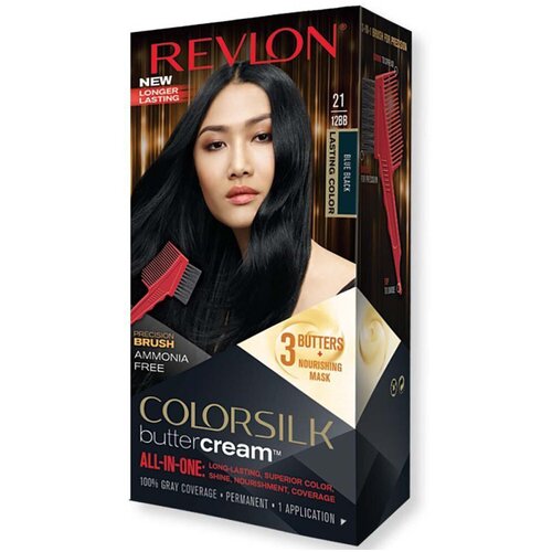 Revlon Butter Cream Colorsilk Permanent Hair Color - 21 Bleu N Crna Cijene